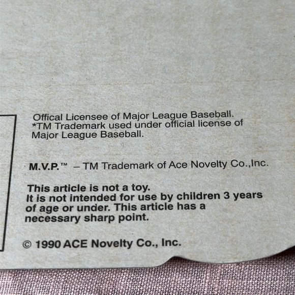 Houston Astros lapel pin Vintage 1990 MVP collector series team pins ACE Novelty - Picture 4 of 12